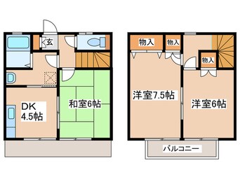 間取図 メゾンＤＥショルト