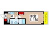 コート八千代台 1Kの間取り