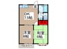 アネックス　Ａ 2DKの間取り