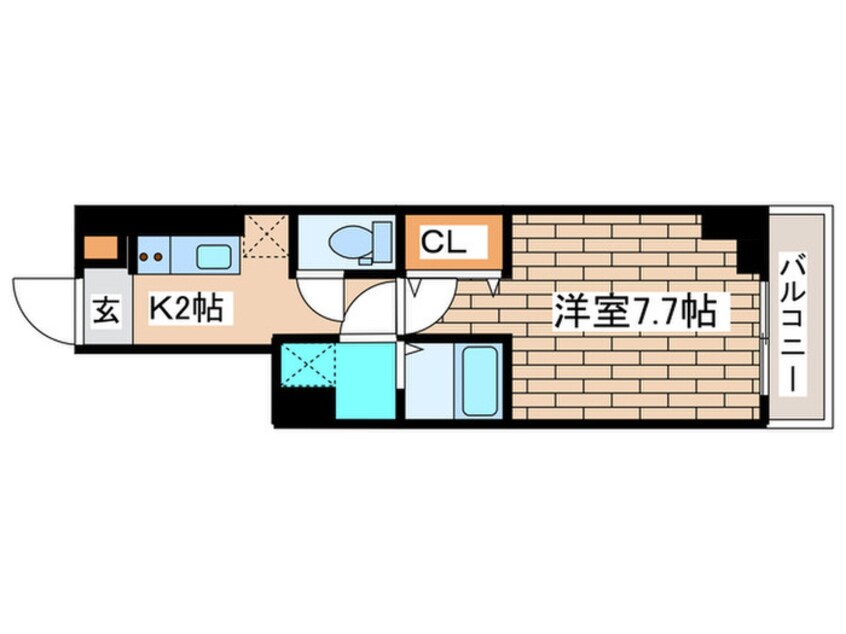間取図 スアヴィス三笠公園イースト