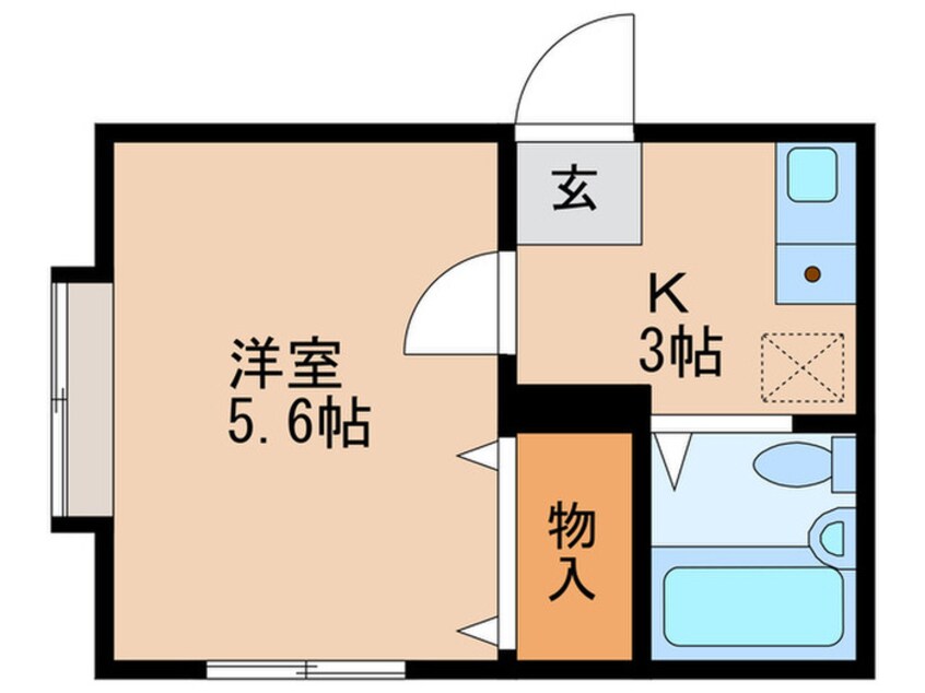 間取図 コーポミハル第二