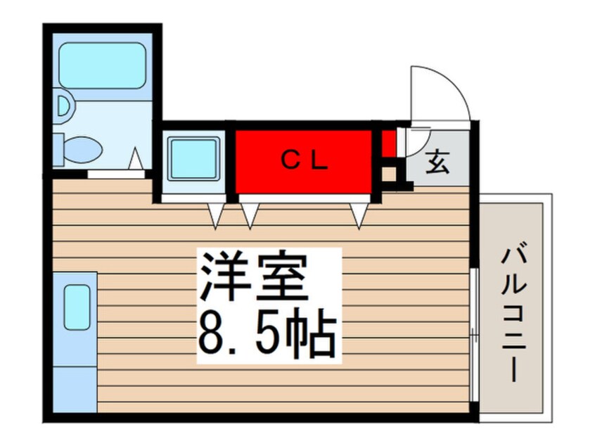 間取図 コ－ポ雅