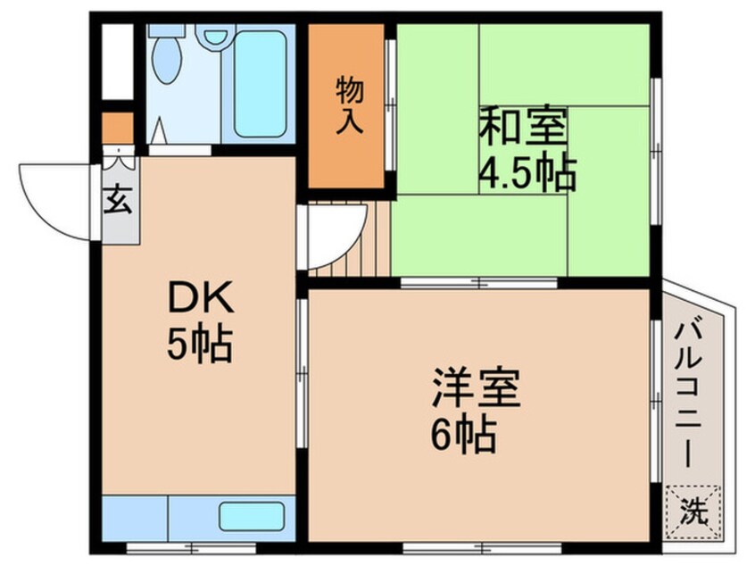 間取図 ホウエイハイツ