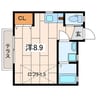 リヴィエール 1Rの間取り