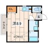 リヴィエール 1Rの間取り