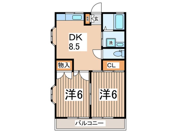 間取り図 サンハイム市川