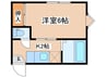 コーポサファイア 1Kの間取り