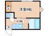 コーポサファイア 1Kの間取り