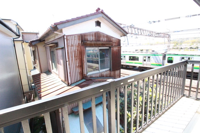 室内からの展望 サンハイツ