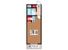 煉瓦館８０ 1Rの間取り
