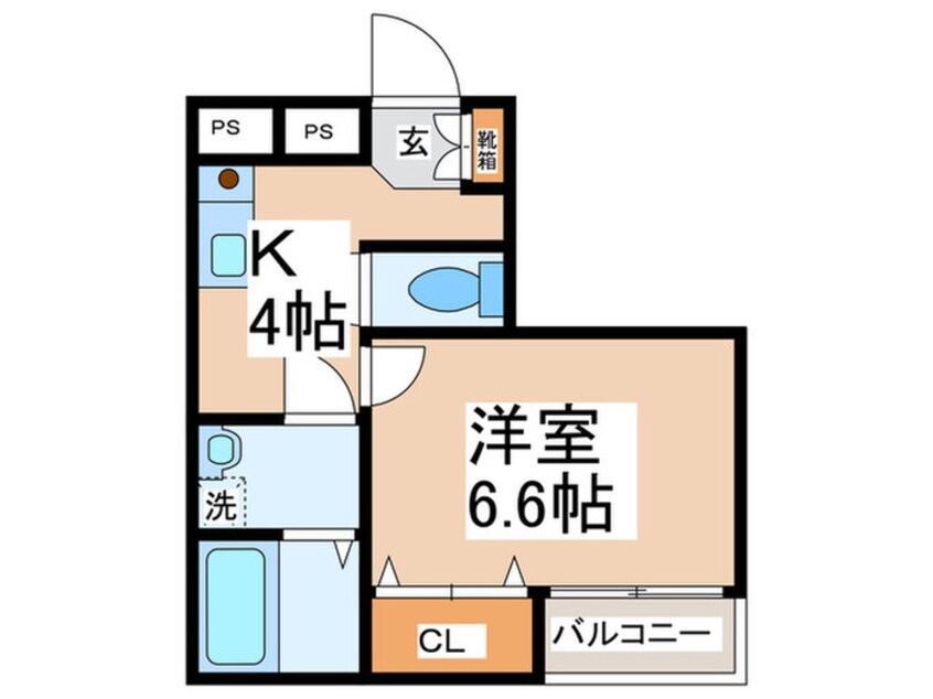 間取図 オレンジハイツ