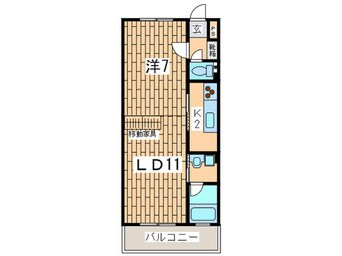 間取図 メゾン・ブランシュ・ナガサカ