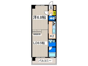 間取図 メゾン・ブランシュ・ナガサカ