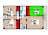 セントラル富浜 3LDKの間取り