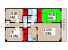 セントラル富浜 3LDKの間取り