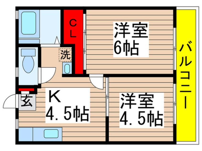 間取図 シティ村上