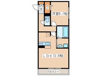 間取図 ジュネス中河原