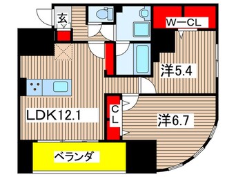 間取図 レジデンス　ホクサイ