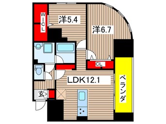 間取図 レジデンス　ホクサイ