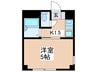 プチ　ブォア　クサギ 1Kの間取り