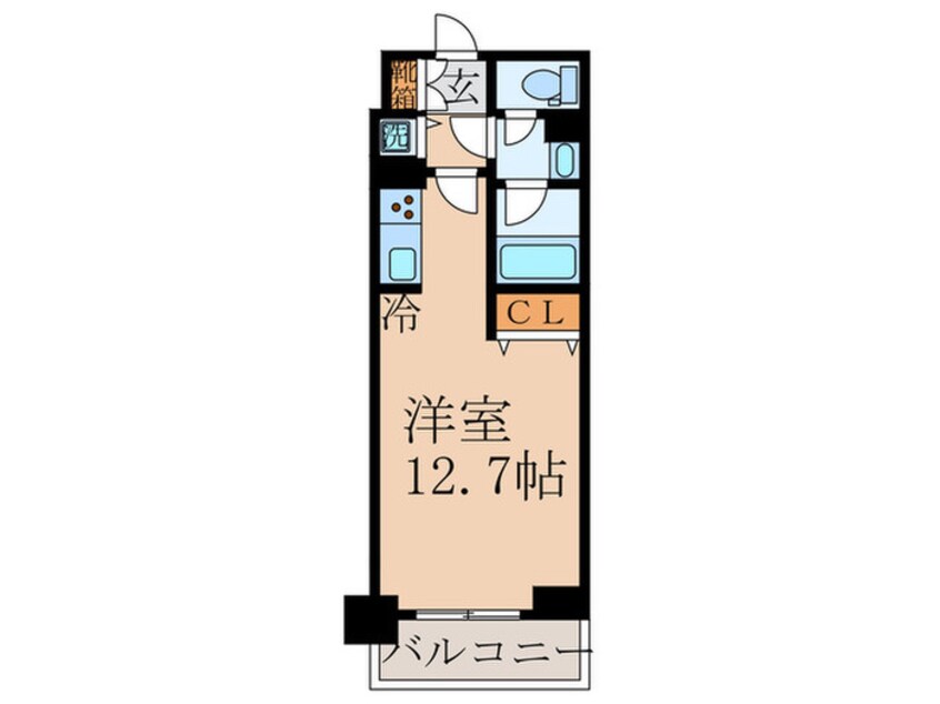 間取図 カナ－リス月島