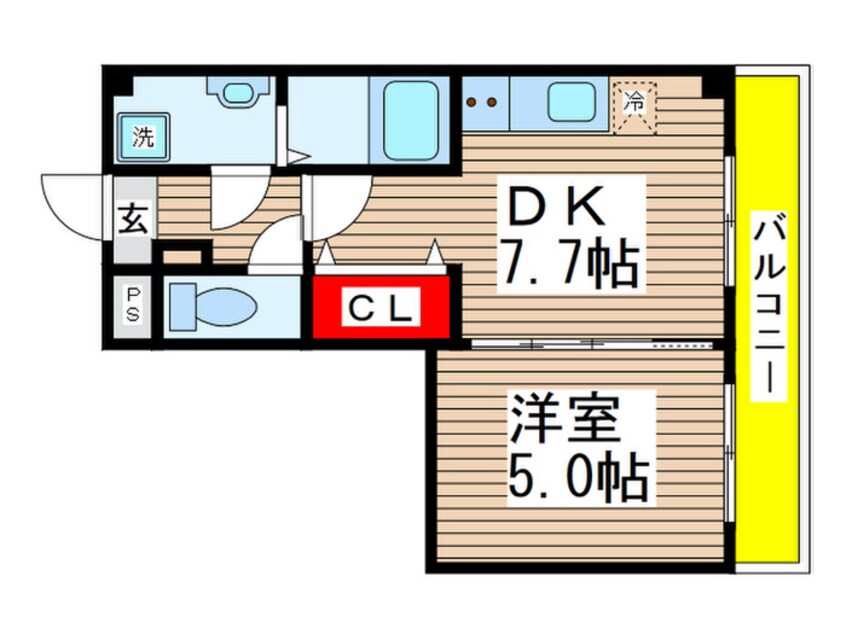 間取図 Ｃａｎｐｅｏｎｅｓ