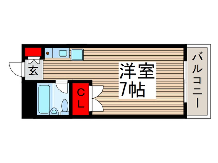 間取図 キャトルセゾン清瀬(406)