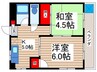 第３吉岡マンション 2Kの間取り