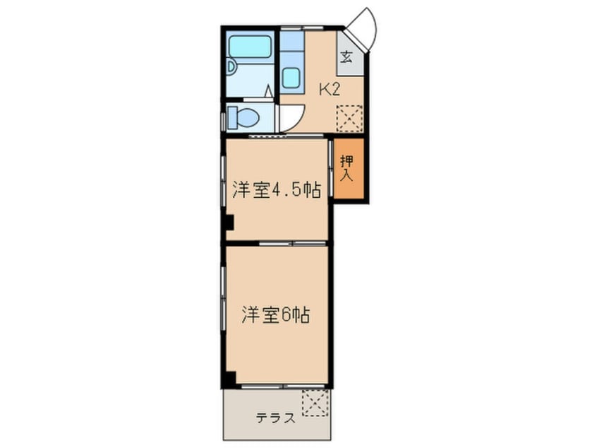 間取図 コーポベル