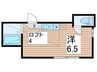 ユナイト中野島オステリアの杜 1Rの間取り