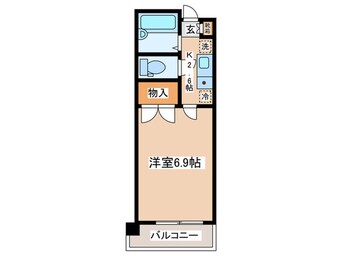 間取図 エクレールつつじヶ丘