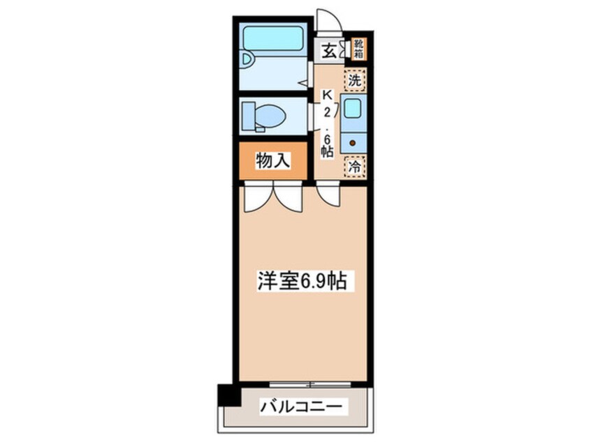 間取図 エクレールつつじヶ丘