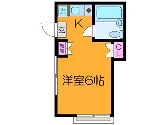 間取図 クロ－バ－ハイム