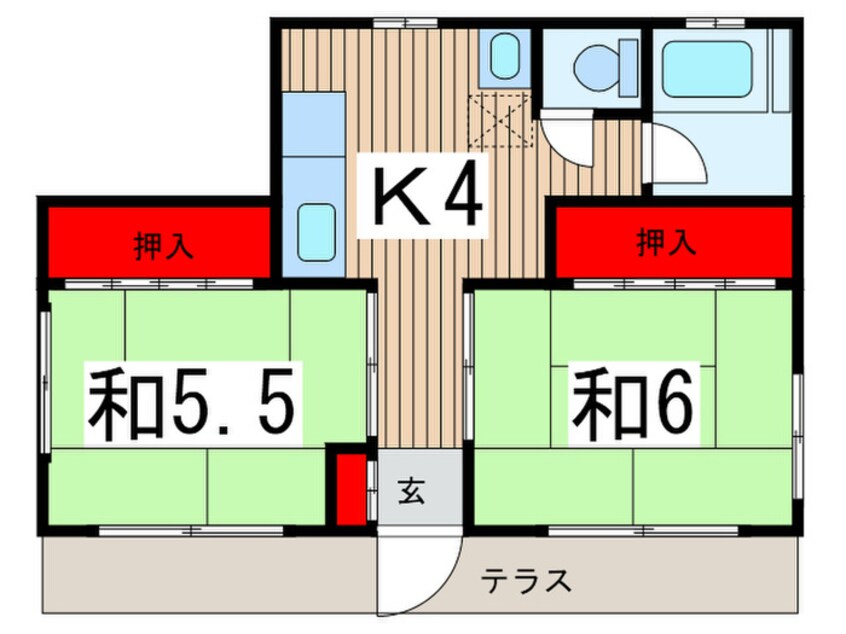 間取図 豊泉貸家