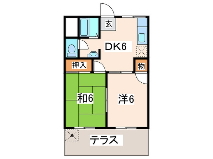 間取り図 ジェントルパレス久里浜