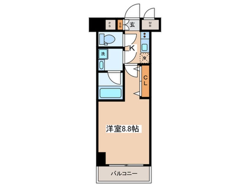 間取図 REGALIZ目白学習院下(402)