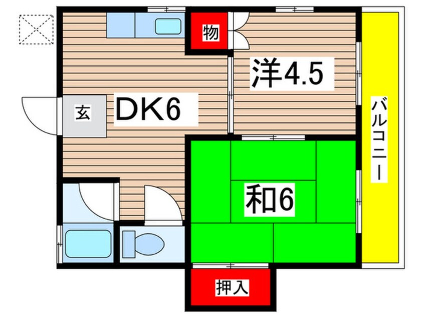 間取図 ホープハイツ