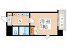 メープル四季 1Kの間取り