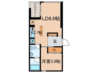 間取図 ガーデニエール砧ＷＥＳＴ