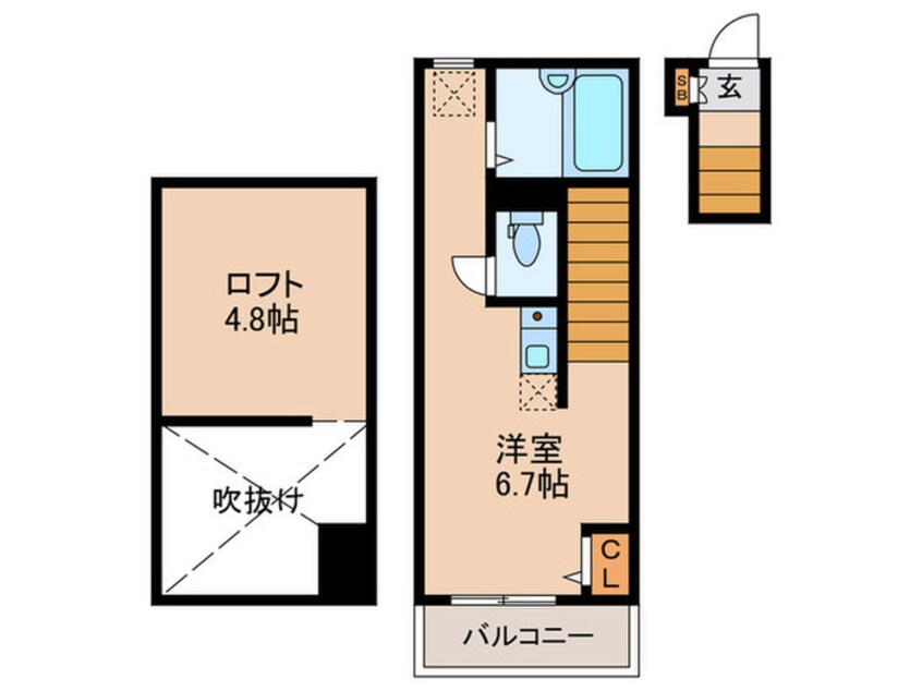 間取図 エアライフス南蒲田