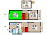 日商ニュ－ハイツ 3DKの間取り
