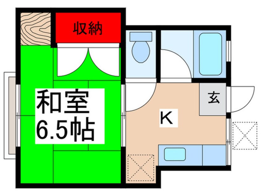 間取図 シェモア鶴ヶ島