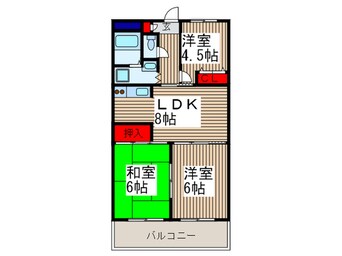 間取図 メゾン椎橋