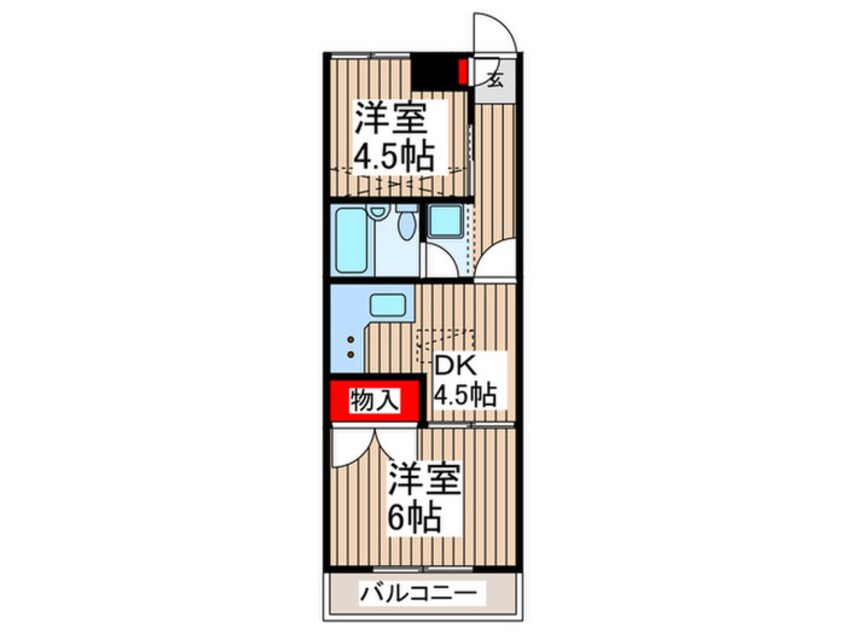 間取図 煉瓦館１１