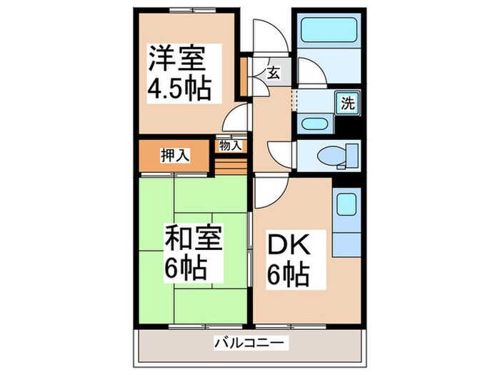 間取り図 エルム大倉山