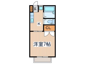間取図 カ－ムハイツ恋ヶ窪Ⅱ