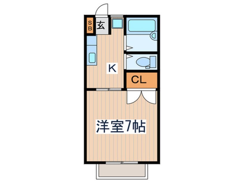間取図 カ－ムハイツ恋ヶ窪Ⅱ