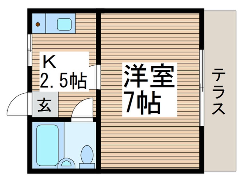 間取図 クレスト清瀬