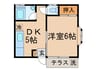 ベルハイム成城 1DKの間取り