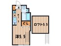 レスク中目黒アパ－トメントの間取図